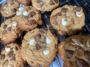 Peanut Butter White/Chocolate Chip Cookies